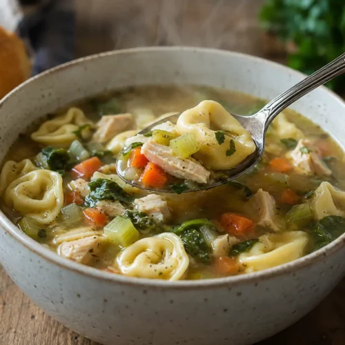 Chicken Tortellini Soup