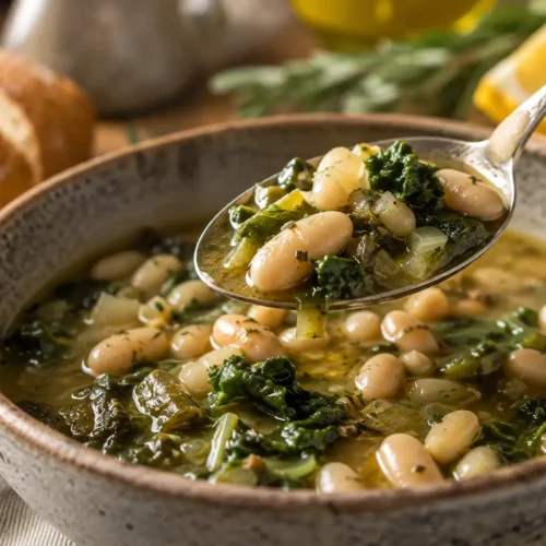Mediterranean White Beans And Greens